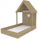 Ver imagem 3 de Mini Cama Infantil 1 Prateleira Casinha