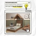 Ver imagem 7 de Mini Cama Infantil 1 Prateleira Casinha Bege/Carvalho Mel