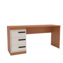 Ver imagem 2 de Mesa para Escritório Valência 3 Gavetas Creme/freijó - Politorno