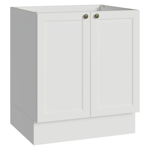 Balcão de Cozinha 70 cm 2 Portas (sem Tampo) Branco Vik Madesa