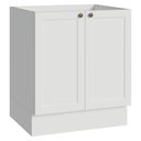 Ver imagem 1 de Balcão de Cozinha 70 cm 2 Portas (sem Tampo) Branco Vik Madesa