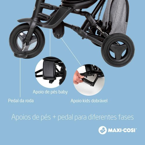 Motoca Triciclo Borboleta Infantil com Luz Tico Tico Brinquedo