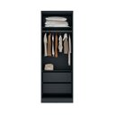 Ver imagem 3 de Guarda Roupa Ravi em Mdf 81x232,2cm 2 Portas Reflecta Grafitto 1111