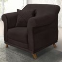 Ver imagem 2 de Kit 2 Poltronas Decorativas Retro Polo Suede 1102 Ezz