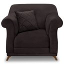 Ver imagem 7 de Kit 2 Poltronas Decorativas Retro Polo Suede 1102 Ezz