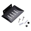 Ver imagem 6 de Saboneteira Luxo Banheiro Porta Sabonete Aço Inox 304 Cor Preto Brinovar