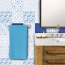 Ver imagem 1 de Adesivo de Azulejo Plano Azul Arte Destaque