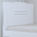 Ver mais imagens de Cama Solteiro 5 Gavetas Júlia Conquista Moveis Branco