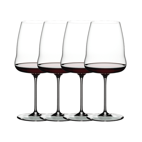 4 Taças Cristal Riedel Winewings Syrah Malbec Vinho 865ml