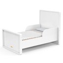 Ver imagem 3 de Jogo de Quarto Infantil com Berço e Cômoda Tutto New Branco Soft - Matic Móveis