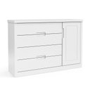 Ver imagem 5 de Jogo de Quarto Infantil com Berço e Cômoda Tutto New Branco Soft - Matic Móveis