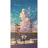 Quadro Arte Digital 3D Cidade Japonesa - 1