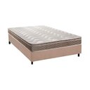 Ver imagem 1 de Cama Box Casal: Colchão Espuma D33 Paropas Anatômico Confort Ultra Firme + Base Crc Suede Clean (