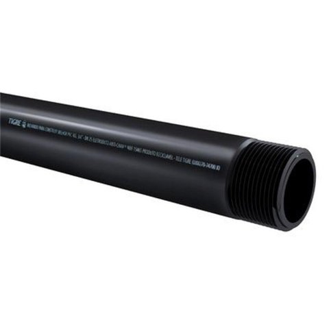 Eletroduto Roscável PVC Preto 1.1/4" 3 Metros - 14021922 - TIGRE