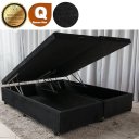 Ver imagem 2 de Base Cama Box Bau Queen Lobbox 1,58 X 1,98 X 0,39 Suede Amass Preto