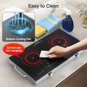 Ver imagem 7 de Vbgk Cooktop Elétrico 24" 2400w 2 Queimadores Controle de Botão (preto)