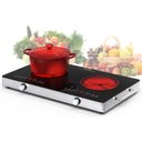 Ver imagem 1 de Vbgk Cooktop Elétrico 24" 2400w 2 Queimadores Controle de Botão (preto)