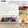 Vbgk Cooktop Elétrico 24" 2400w 2 Queimadores Controle de Botão (preto) - 2