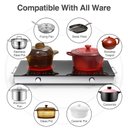 Ver imagem 5 de Vbgk Cooktop Elétrico 24" 2400w 2 Queimadores Controle de Botão (preto)