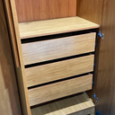 Ver imagem 4 de Guarda-roupa Solteiro 4 Portas 3 Gavetas Laila Cinamomo