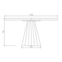 Ver imagem 3 de Mesa Redonda 150cm com 8 Cadeiras Lana Móveis Rafana