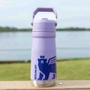 Ver imagem 5 de Garrafa Térmica Flip Straw Kids 500 Ml Lavander Stanley