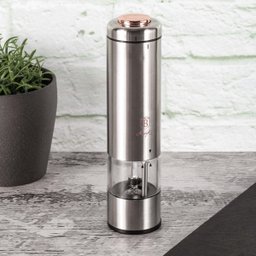 Moedor Elétrico Pimenta e Sal a Pilha Luz Led Berlinger Haus Utensílio Cozinha Temperos Trituração - 3