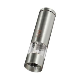Moedor Elétrico Pimenta e Sal a Pilha Luz Led Berlinger Haus Utensílio Cozinha Temperos Trituração - 8