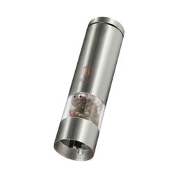 Moedor Elétrico Pimenta e Sal a Pilha Luz Led Berlinger Haus Utensílio Cozinha Temperos Trituração - 9