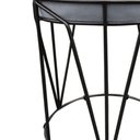 Ver imagem 2 de Puff Multiuso Com Mesa 2 Em 1 Suede Base Preto Cinza