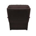 Ver imagem 5 de Poltrona Reclinável Elétrica Suede Marrom Escuro