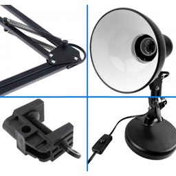 Luminária Mesa E Bancada Escritorio Quarto Articulável Metal Grande Garra - 8
