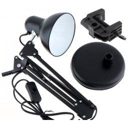Luminária Mesa E Bancada Escritorio Quarto Articulável Metal Grande Garra - 11