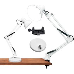 Luminária Mesa E Bancada Escritorio Quarto Articulável Metal Grande Garra - 5