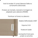 Ver imagem 3 de Cabeceira de Cama Box Estofada 140 Cm Casal Stela Suede
