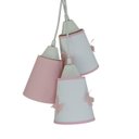 Ver imagem 2 de Lustre Pendente Luminária Teto Com Borboletas Rosa E Branco