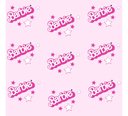 Ver imagem 1 de Papel de Parede Baby Temático Barbie Logotipo - 3,30x0,50m