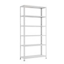 Ver mais imagens de Estante / Armario de Aço 90cm 6 Bandejas Suporta 120kg:preto