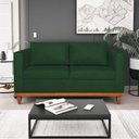 Ver imagem 1 de Sofá 2 e 3 Lugares Europa 180cm Suede - Doce Sonho Móveis Verde