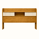 Ver imagem 5 de Cabeceira em Mdf Cama Queen Aurora Prateleira Organizadora Quarto Cama Box 167cm:nature