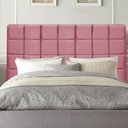 Ver imagem 2 de Cabeceira para Cama Box Casal 1,60 Cm Clara - Oferta House Cor:rose