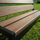 Ver imagem 2 de Banco em Madeira Plástica Ecológico com Encosto - 2,00m para Jardim