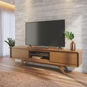 Ver imagem 1 de Rack de Sala para Tv e Decoração Estilo Retrô 2,20