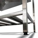 Ver mais imagens de Pia Aço Inox Industrial 130x70x90 Cm Cuba Grande Cubão Direita Nortinox