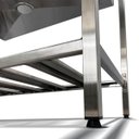 Ver mais imagens de Pia Aço Inox Industrial 130x70x90 cm Cuba Grande Cubão Direita Nortinox
