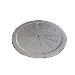 Ralo Redondo com Fecho em Aço Inox 15 cm Docol - 1