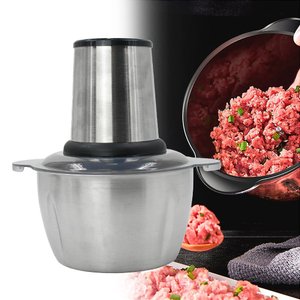 Triturador Alimentos Carne Legumes Elétrico 2l Aço Inox Profissional:110v