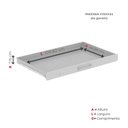 Ver imagem 6 de Mapoteca Mont 5 Gavetas 71,3cm x 120,4cm Aço Preto/Cinza