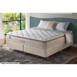 Colchão Queen Anjos Molas Ensacadas Visco Gel MasterPocket Comfortable Pillow Top (158x198x36) -  - 6