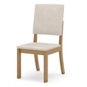 Ver imagem 2 de Cadeira para Mesa de Jantar Milla Kit 2 Peças Nature Linho - Henn
